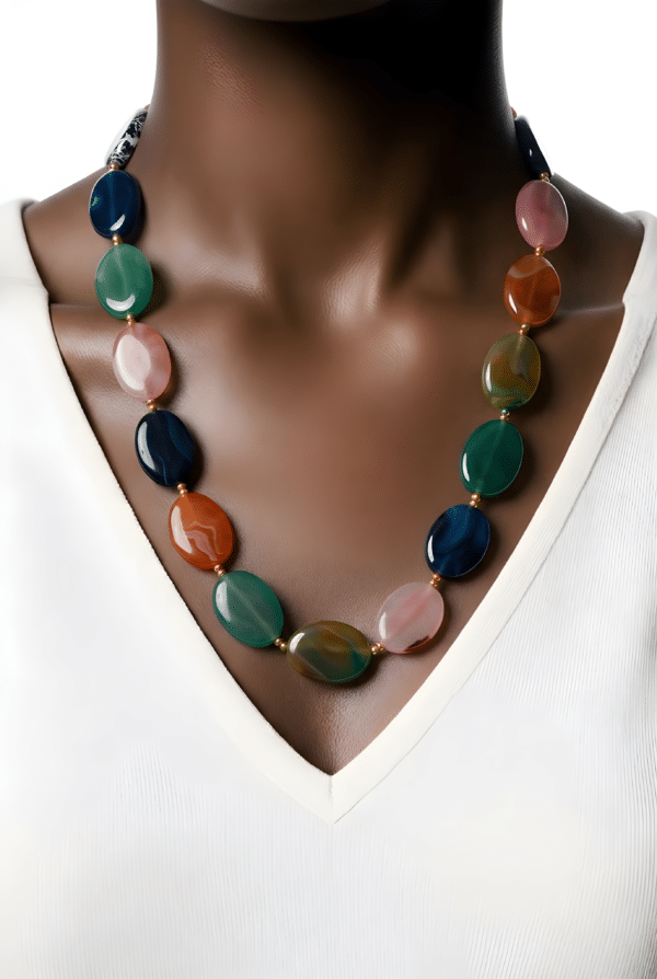 Collier en perle "Pémé"